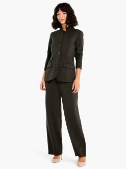 Drapey Ponte Blazer BRIAR -Classic Fashion Clothing Store F231097BIAPRODUCT 04