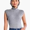 Sleeveless Turtleneck Sweater Tee MOONWALK