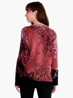 Scenic Sweater RED MULTI 8 Scenic Sweater RED MULTI -Classic Fashion Clothing Store F231141REDPRODUCT 03