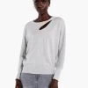 Soft Sleeve Twist Sweater Tee
