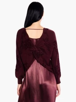 Twist It Up Sweater RED MULTI -Classic Fashion Clothing Store F231155REDPRODUCT 03