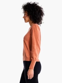 Femme Sleeve Sweater COPPER CREAM -Classic Fashion Clothing Store F231162CREPRODUCT 02