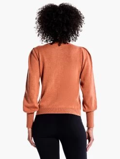 Femme Sleeve Sweater COPPER CREAM -Classic Fashion Clothing Store F231162CREPRODUCT 03