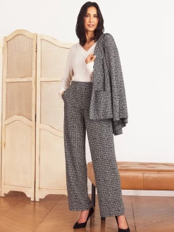 Waffle Stitch V-Neck Sweater CREAM -Classic Fashion Clothing Store F231168CRMPRODUCT 05