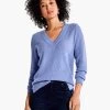 Waffle Stitch V-Neck Sweater IRIS 2 Waffle Stitch V-Neck Sweater IRIS -Classic Fashion Clothing Store F231168IRSPRODUCT 01