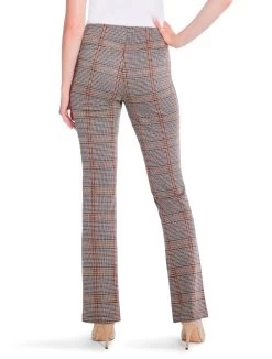 31" Sketched Plaid Bootcut Knit Pant NEUTRAL MULTI 11 31" Sketched Plaid Bootcut Knit Pant NEUTRAL MULTI -Classic Fashion Clothing Store F231343NUMPRODUCT 02