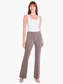 31" Sketched Plaid Bootcut Knit Pant NEUTRAL MULTI 13 31" Sketched Plaid Bootcut Knit Pant NEUTRAL MULTI -Classic Fashion Clothing Store F231343NUMPRODUCT 04