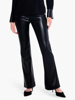 31" Faux Leather Bootcut Pant BLACK ONYX