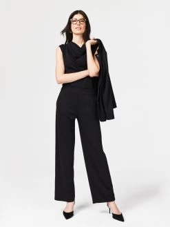 29" Drapey Ponte Wide Leg Ankle Pant -Classic Fashion Clothing Store F231352BLXPRODUCT 05