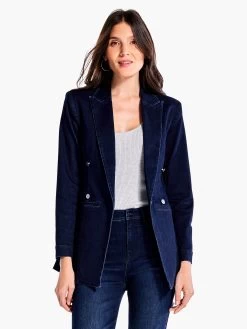 Soft As Butter Denim Blazer TWILIGHT 8 Soft As Butter Denim Blazer TWILIGHT -Classic Fashion Clothing Store F231505TWIPRODUCT 01