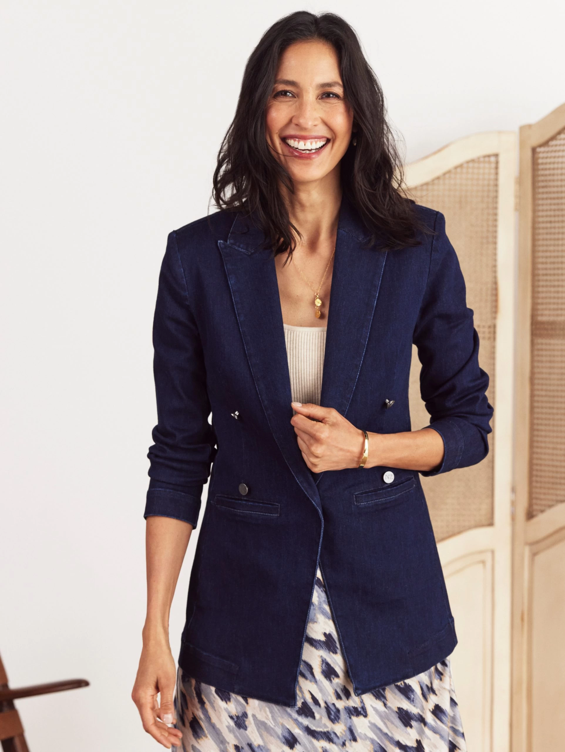 Soft As Butter Denim Blazer TWILIGHT 3 Soft As Butter Denim Blazer TWILIGHT