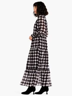 Chiffon Dot Dress BLACK MULTI -Classic Fashion Clothing Store F231908BLMPRODUCT 02