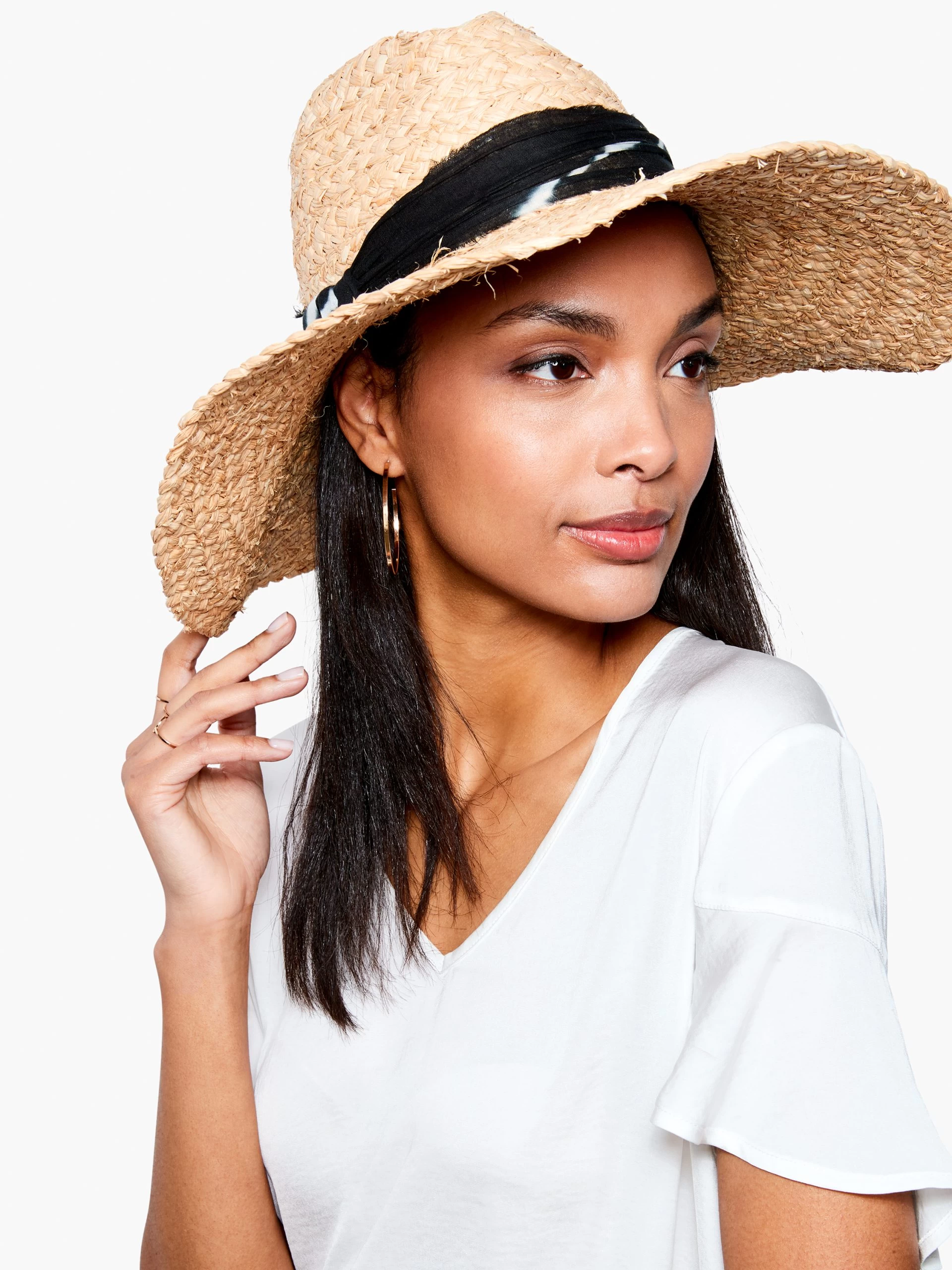 Hat Attack X NIC+ZOE Morgan Hat W/ Trim NATURAL 4 Hat Attack X NIC+ZOE Morgan Hat W/ Trim NATURAL - Image 2