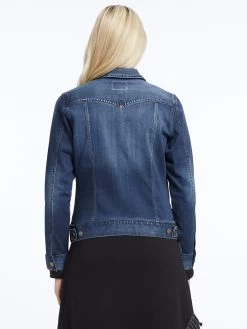 Liverpool - Denim Jacket DEEP DENIM -Classic Fashion Clothing Store LM1490F64DPDPRODUCT 03