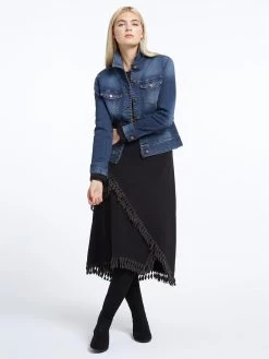 Liverpool - Denim Jacket DEEP DENIM -Classic Fashion Clothing Store LM1490F64DPDPRODUCT 04