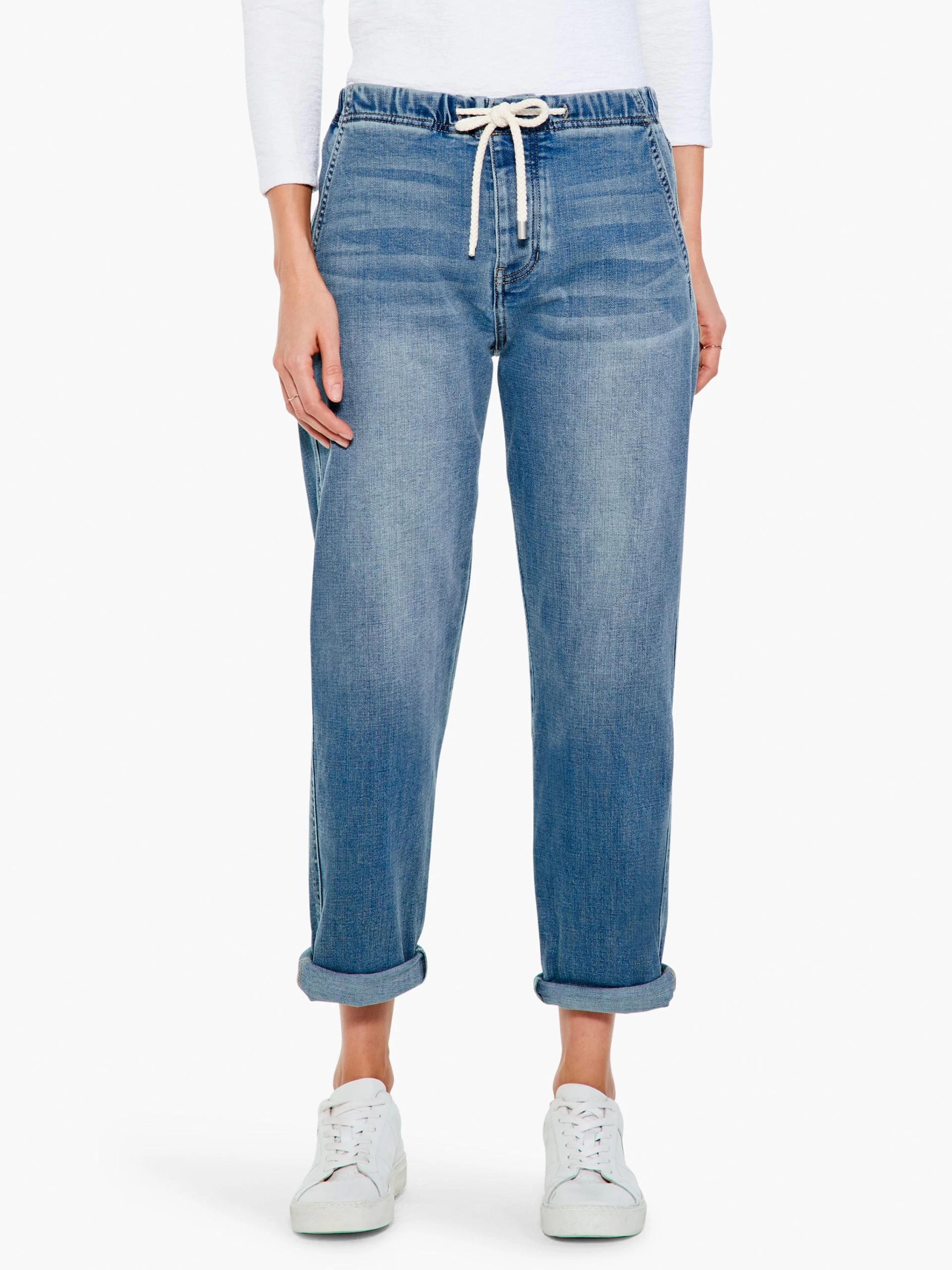 Liverpool The Rascal Tie Front Cuffed Pant DENIM 3 Liverpool The Rascal Tie Front Cuffed Pant DENIM