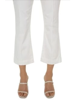 Liverpool - Chloe Crop W/ Welt Pockets WHITE -Classic Fashion Clothing Store LM7889QYWWHTPRODUCT 04