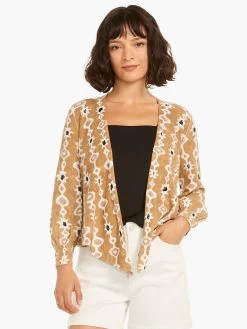 Falling Jewels Cardigan NEUTRAL MULTI