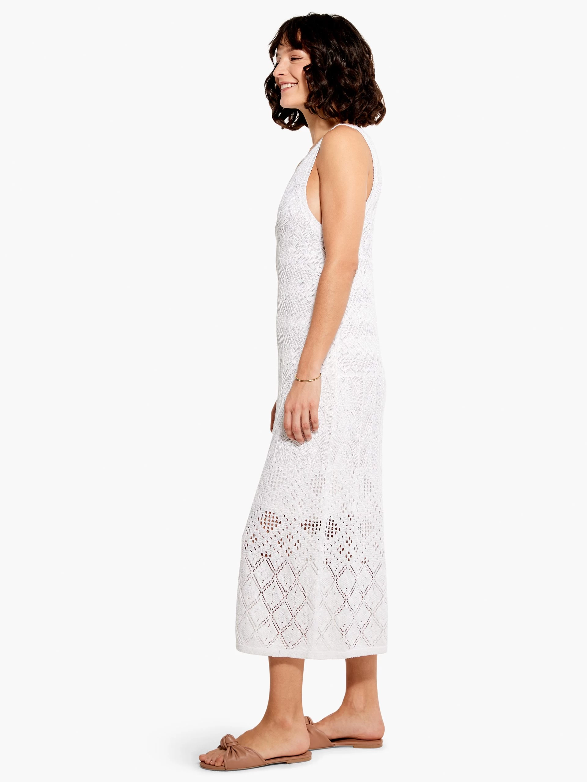 Crochet Statement Dress PAPER WHITE 4 Crochet Statement Dress PAPER WHITE - Image 2