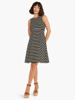 Late Sunset Dress BLACK MULTI 9 Late Sunset Dress BLACK MULTI -Classic Fashion Clothing Store M231273BLMPRODUCT 04