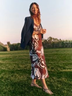 Central Park Scrunch Sleeve Jacket BLUE MULTI -Classic Fashion Clothing Store M231509BLTPRODUCT 05