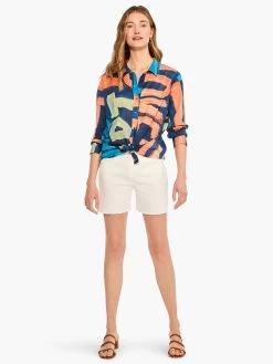 Love Art Joy Crinkle Shirt INDIGO MULTI 11 Love Art Joy Crinkle Shirt INDIGO MULTI -Classic Fashion Clothing Store M231643IMIPRODUCT 04