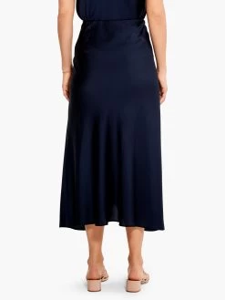 Crepe Slip Skirt DARK INDIGO -Classic Fashion Clothing Store M231709DIDPRODUCT 04