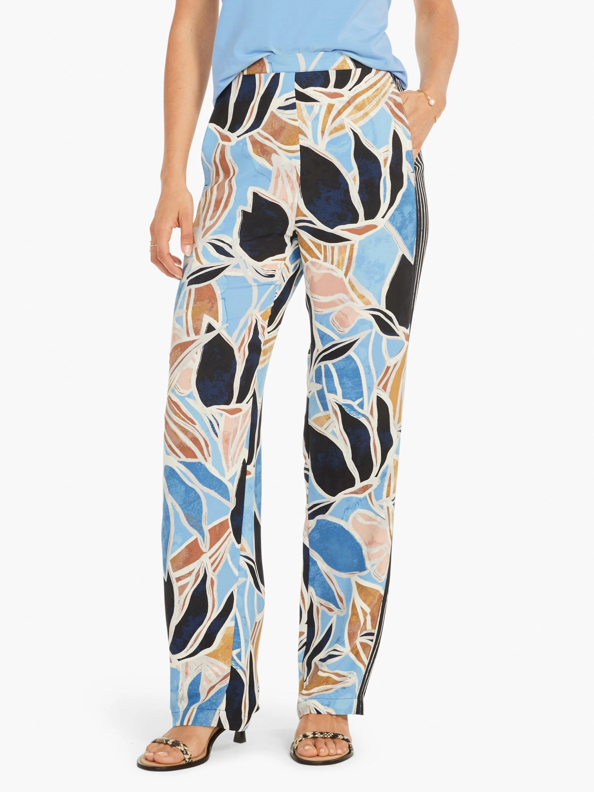 Sapphire Shades Wide-Leg Pant BLUE MULTI 4 Sapphire Shades Wide-Leg Pant BLUE MULTI - Image 2