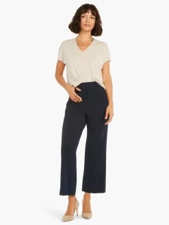 Avenue Summer Wide-Leg Crop Trouser DARK INDIGO -Classic Fashion Clothing Store M231845DIDPRODUCT 04