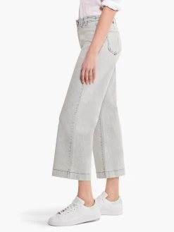 NZ Denim Mid Rise Wide-Leg Crop Jean SALT 8 NZ Denim Mid Rise Wide-Leg Crop Jean SALT -Classic Fashion Clothing Store M231886SATPRODUCT 03