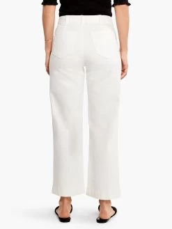 NZ Denim Mid Rise Wide-Leg Crop Jean PAPER WHITE -Classic Fashion Clothing Store M231887PWHPRODUCT 04