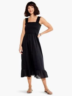 Cotton Lawn Smocked Dress -Classic Fashion Clothing Store M231904BLXPRODUCT 04