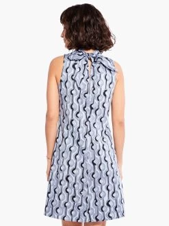 Painted Clouds Dress BLUE MULTI -Classic Fashion Clothing Store M231907BLTPRODUCT 03