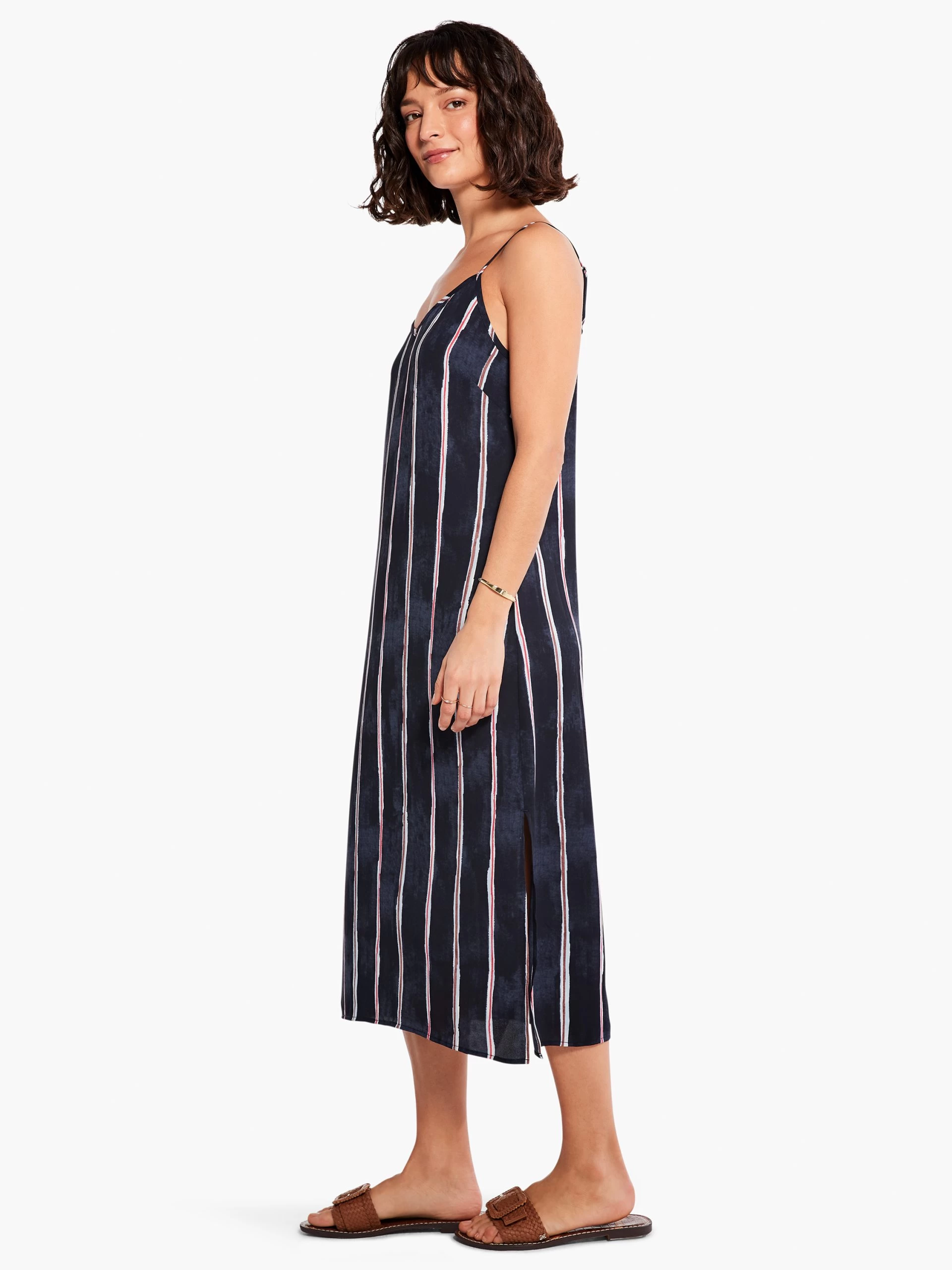 Wavy Lines Slip Dress INDIGO MULTI 4 Wavy Lines Slip Dress INDIGO MULTI - Image 2