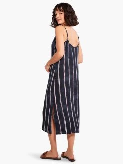 Wavy Lines Slip Dress INDIGO MULTI 8 Wavy Lines Slip Dress INDIGO MULTI -Classic Fashion Clothing Store M231950IMIPRODUCT 03
