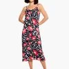 Flower Burst Slip Dress PINK MULTI -Classic Fashion Clothing Store M231952PKMPRODUCT 01