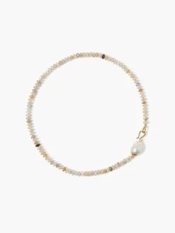 Chan Luu - African Opal Fish Hook Necklace MULTI