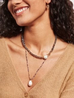 Chan Luu - Pearl Iolite Beaded Necklace MULTI 7 Chan Luu - Pearl Iolite Beaded Necklace MULTI -Classic Fashion Clothing Store NG 14905MLTPRODUCT 03