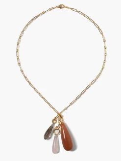 Chan Luu - Multi Tear Drop Necklace PINK MULTI