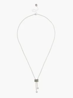 Chan Luu - Labradorite Silver Necklace LABRADORITE