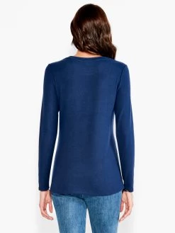 NZT Sweet Dreams Long Sleeve Crew Tee DARK INDIGO 8 NZT Sweet Dreams Long Sleeve Crew Tee DARK INDIGO -Classic Fashion Clothing Store NZTESS1016DIDPRODUCT 03