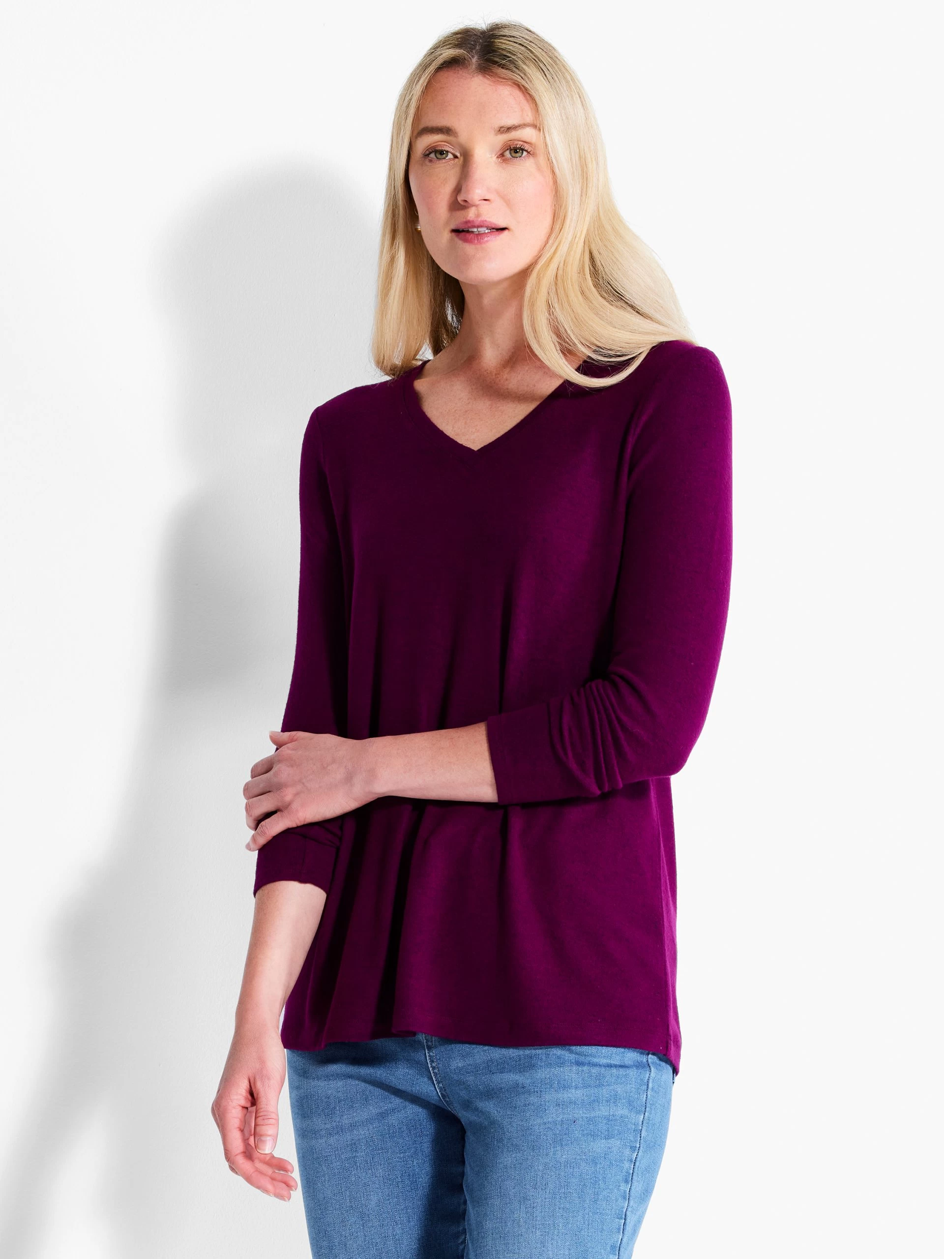 NZT Sweet Dreams V Tee MULBERRY 3 NZT Sweet Dreams V Tee MULBERRY