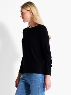 NZT Sweet Dreams Ruched Sleeve Crew Neck