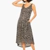 NZT Sketched Leaves Double V Tank Dress BLACK MULTI 1 NZT Sketched Leaves Double V Tank Dress BLACK MULTI -Classic Fashion Clothing Store NZTM231263BLMPRODUCT 01