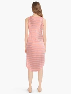 NZT Striped Tank Dress ORANGE MULTI -Classic Fashion Clothing Store NZTM231264ORMPRODUCT 03