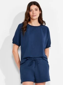 NZT Short Sleeve Round Neck French Terry Top