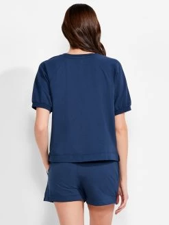 NZT Short Sleeve Round Neck French Terry Top 8 NZT Short Sleeve Round Neck French Terry Top -Classic Fashion Clothing Store NZTM232017DIDPRODUCT 03