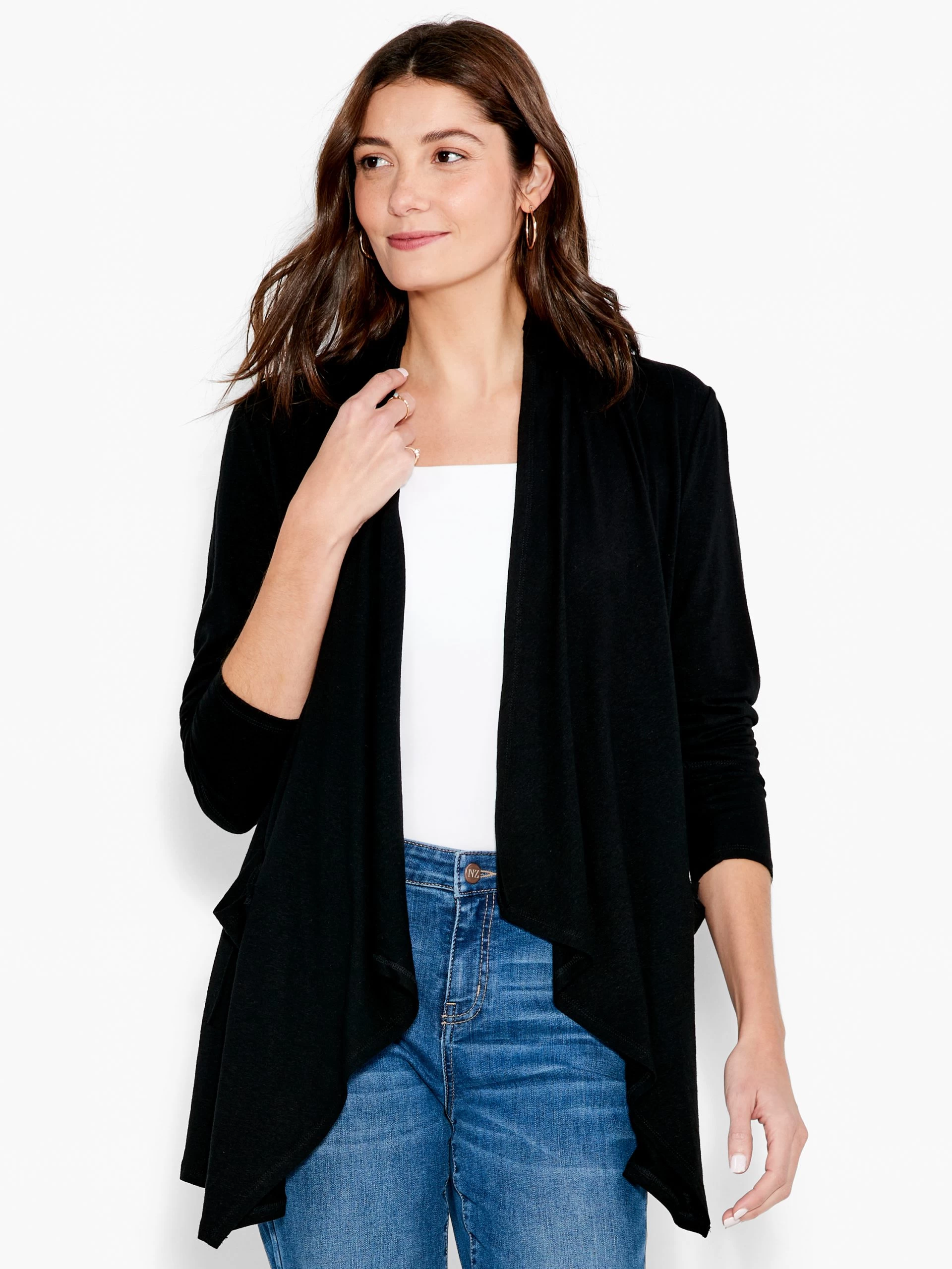 NZT Long Sleeve Drape Cardigan 3 NZT Long Sleeve Drape Cardigan