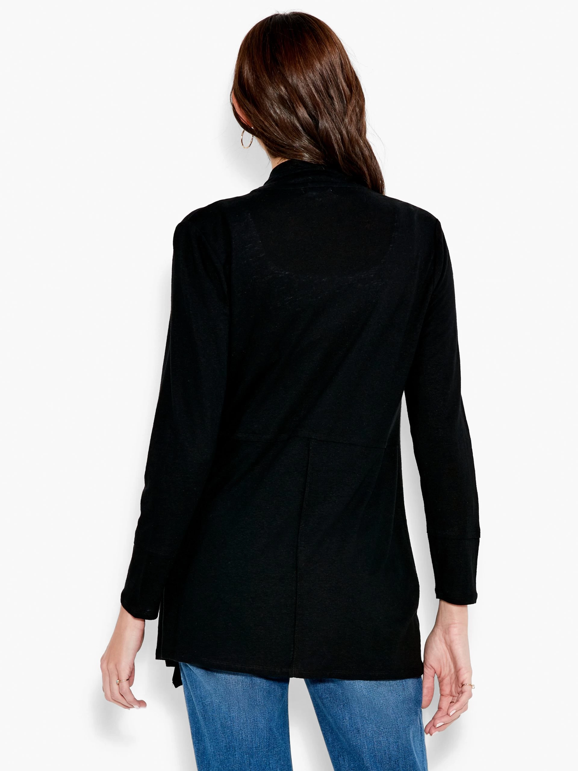 NZT Long Sleeve Drape Cardigan 5 NZT Long Sleeve Drape Cardigan - Image 3