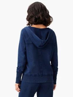 NZT Vintage French Terry Hoodie WASHED INDIGO -Classic Fashion Clothing Store NZTW23203920WAIPRODUCT 03